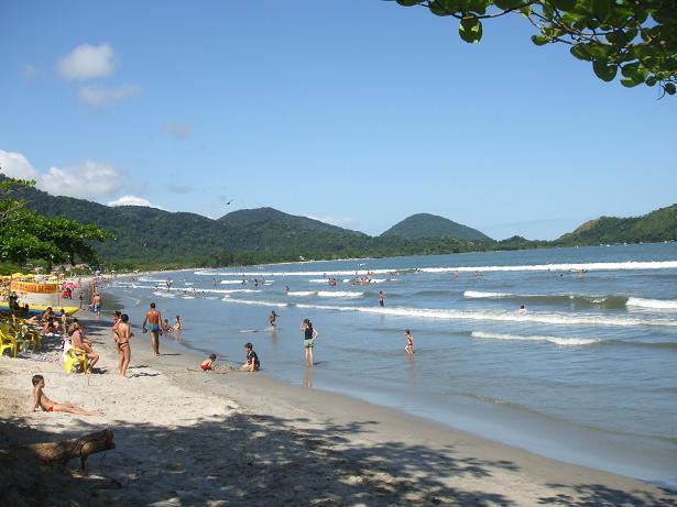 Aptos Familia Com Ar Condicionado Ubatuba Praia Pereque Acu Luaran gambar